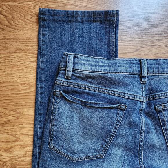 HILTL Jeans Mens Size 29x28 Blue Denim Straight Leg Mid Rise - Picture 6 of 11